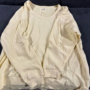 Aerie Light Yellow Knit Top